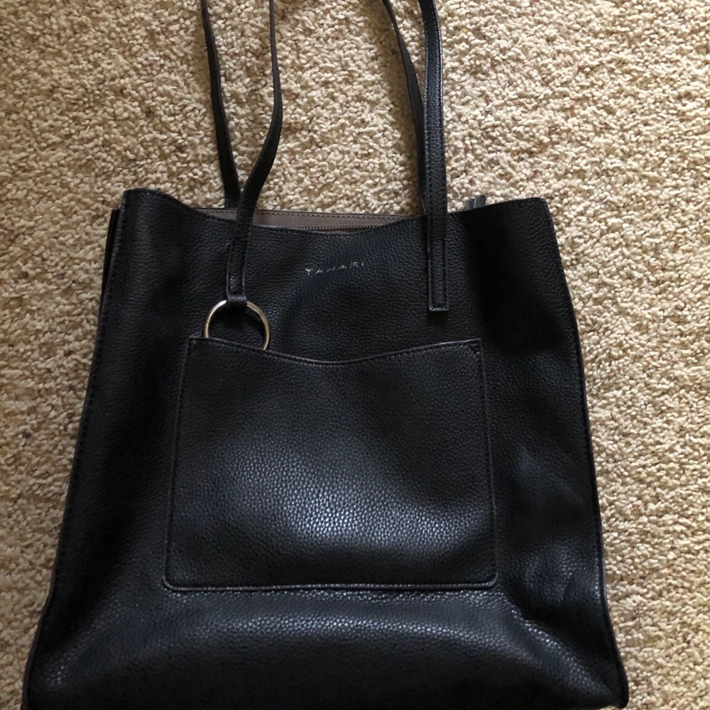 Beautiful leather tote bag